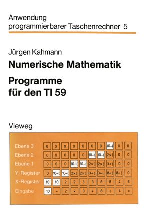 Numerische Mathematik Programme für d. TI 59