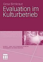 Evaluation im Kulturbetrieb