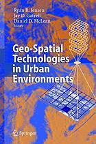 Geo-spatial technologies in urban environments with 14 tables
