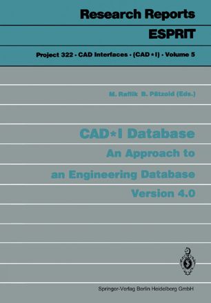 CAD*I database an approach to an engineering database version 4.0