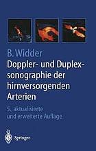 Doppler- und Duplexsonographie der hirnversorgenden Arterien mit 53 Tabellen