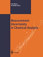 Measurement uncertainty in chemical analysis.