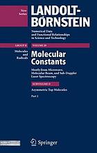 Molecular constants of asymmetric top molecules