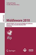 Middleware 2010.