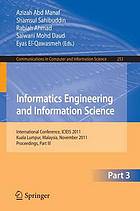 Informatics engineering and information science Pt. 3