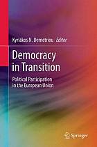 Democracy in transition : political participation in the European Union