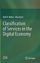 Classification of services in the digital economy