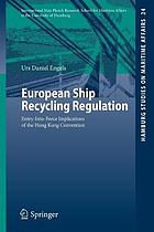 European ship recycling regulation entry-into-force implications of the Hong Kong convention