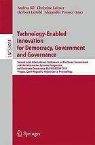 Technology-Enabled Innovation for Democracy, Government and Governance.