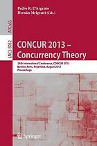 Concurrency theory 24th international conference ; proceedings