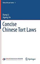 Concise Chinese tort laws
