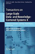 Transactions on Large-Scale Data- and Knowledge-Centered Systems X.