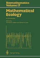 Mathematical Ecology : an Introduction