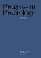 Progress in Proctology : Proceedings of the 3rd International Congress of Hedrologicum Conlegium October 1968, Erlangen-Nuremberg, Germany