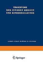 Ergebnisse der Inneren Medizin und Kinderheilkunde : Sechsundvierzigster Band