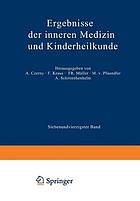 Ergebnisse der Inneren Medizin und Kinderheilkunde : Siebenundvierzigster Band