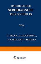 Handbuch der Serodiagnose der Syphilis