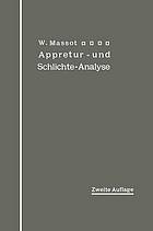 Anleitung zur qualitativen Appretur- und Schlichte-Analyse