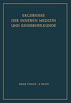 Ergebnisse der Inneren Medizin und Kinderheilkunde