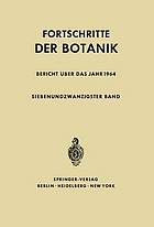 Fortschritte der Botanik