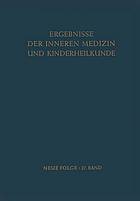 Ergebnisse der Inneren Medizin und Kinderheilkunde