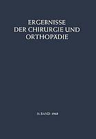 Ergebnisse der Chirurgie und Orthopädie