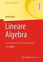 Lineare Algebra eine Einführung für Studienanfänger