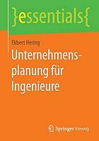 Unternehmensplanung für Ingenieure