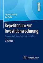 Repetitorium zur Investitionsrechnung systematisch üben, Lernziele erreichen