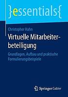 Virtuelle Mitarbeiterbeteiligung : Grundlagen, Aufbau und praktische Formulierungsbeispiele