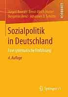 Sozialpolitik in Deutschland : Eine systematische Einführung