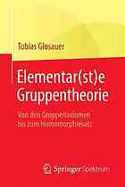 Elementar(st)e Gruppentheorie von den Gruppenaxiomen bis zum Homomorphiesatz