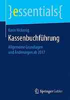Kassenbuchführung : Allgemeine Grundlagen und Änderungen ab 2017
