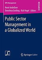 Public sector management in a globalized world