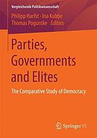 Parties, governments and elites the comparative study of democracy