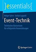 Event-Technik technisches Basiswissen für erfolgreiche Veranstaltungen