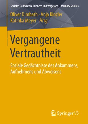 Vergangene Vertrautheit soziale Gedächtnisse des Ankommens, Aufnehmens und Abweisens