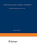 Compounds of Arsenic, Antimony, and Bismuth : Covering the Literature from 1937 to 1964