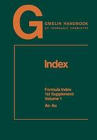 Index : 1st Supplement