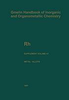 Rh Rhodium Coordination Compounds With O- and N-containing Ligands.