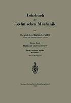 Lehrbuch der Technischen Mechanik : Statik der starren Körper