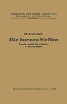 Die kurzen wellen sende- und empfangsschaltungen