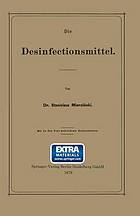 Die desinfectionsmittel.