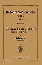 Helfenberger Annalen 1890.