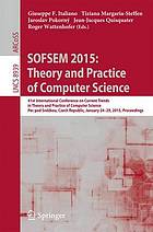 Theory and practice of computer science proceedings