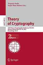 Theory of cryptography Pt. 2