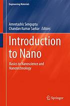 Introduction to Nano Basics to Nanoscience and Nanotechnology