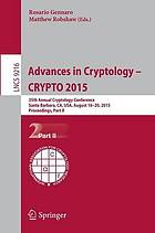 Advances in cryptology Pt. 2