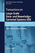 Transactions on large-scale data- and knowledge-centered systems 30