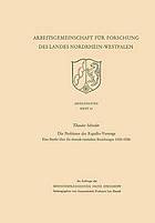 Die Probleme des Rapallo-Vertrags : Eine Studie über die deutsch-russischen Beziehungen 1922-1926